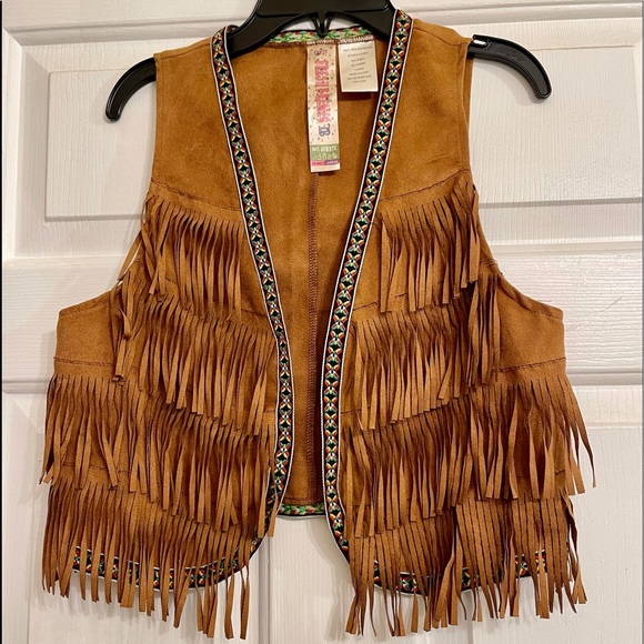 Velvet vest for girls large size - Picture 7 of 8